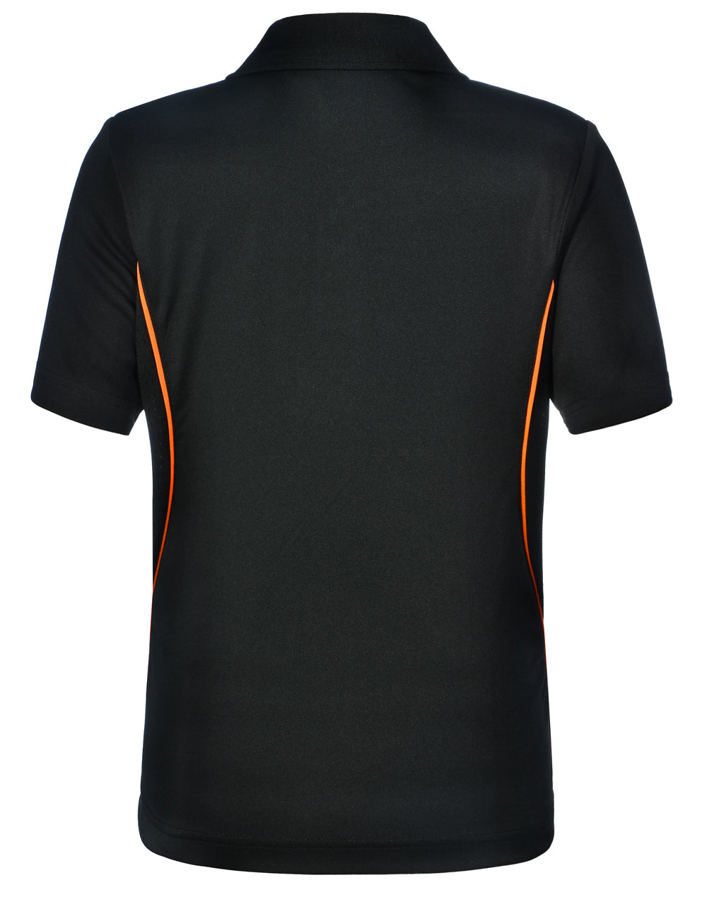 Pursuit Polo Kids - Black/Orange - Back