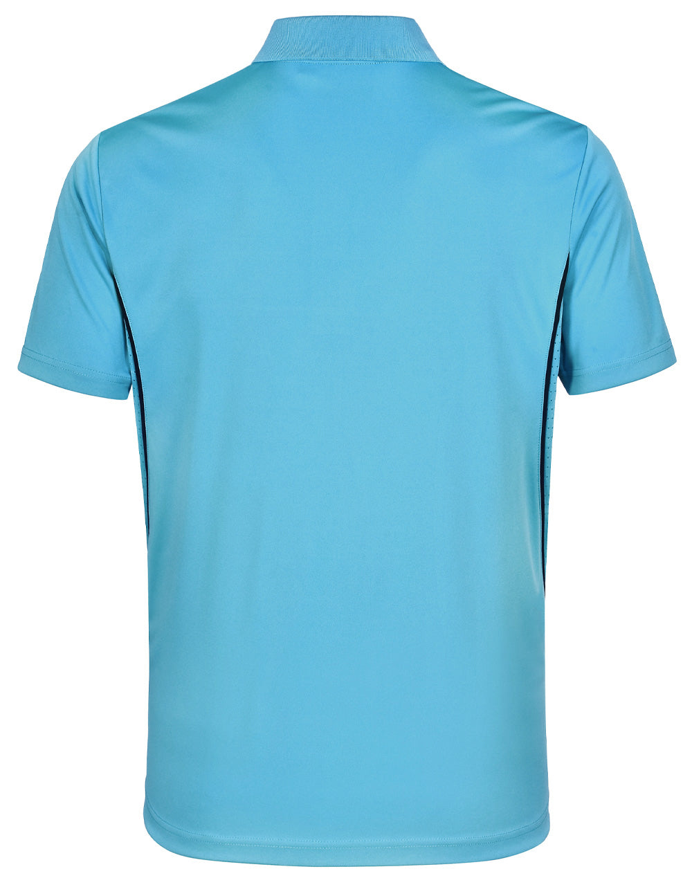 Pursuit Polo Men's - Aqua Blue/Navy - Back