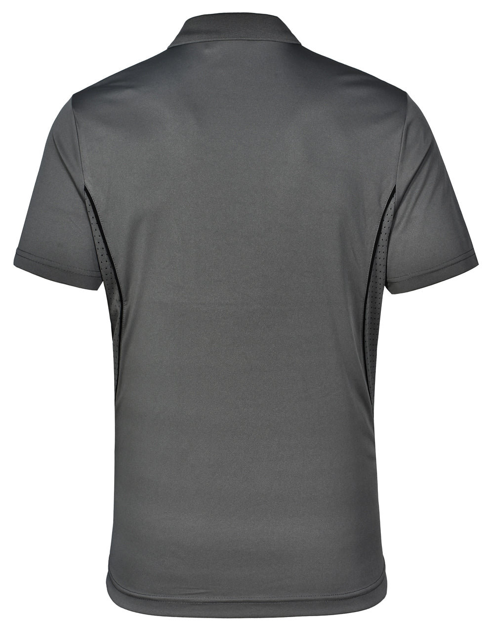 Pursuit Polo Men's - Ash/Black - Back