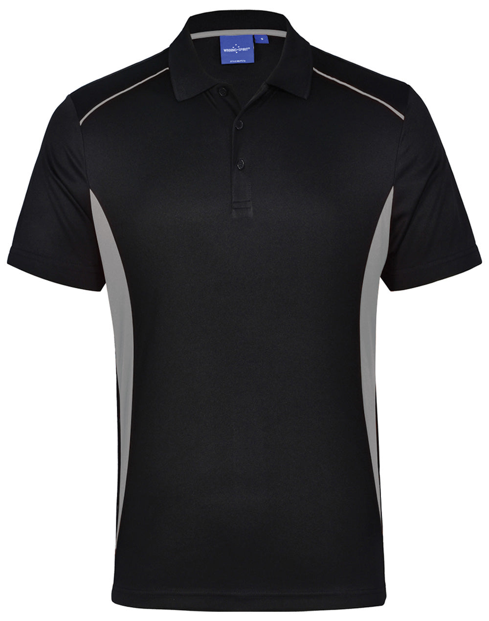 Pursuit Polo Men's - Black/Ash - Front