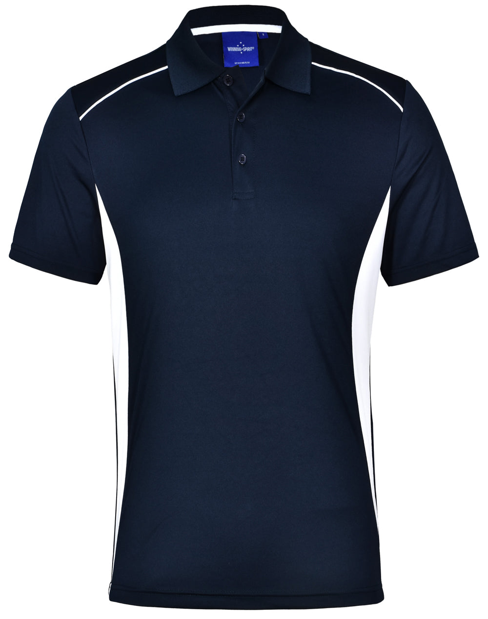 Pursuit Polo Kids - Navy/White - Front