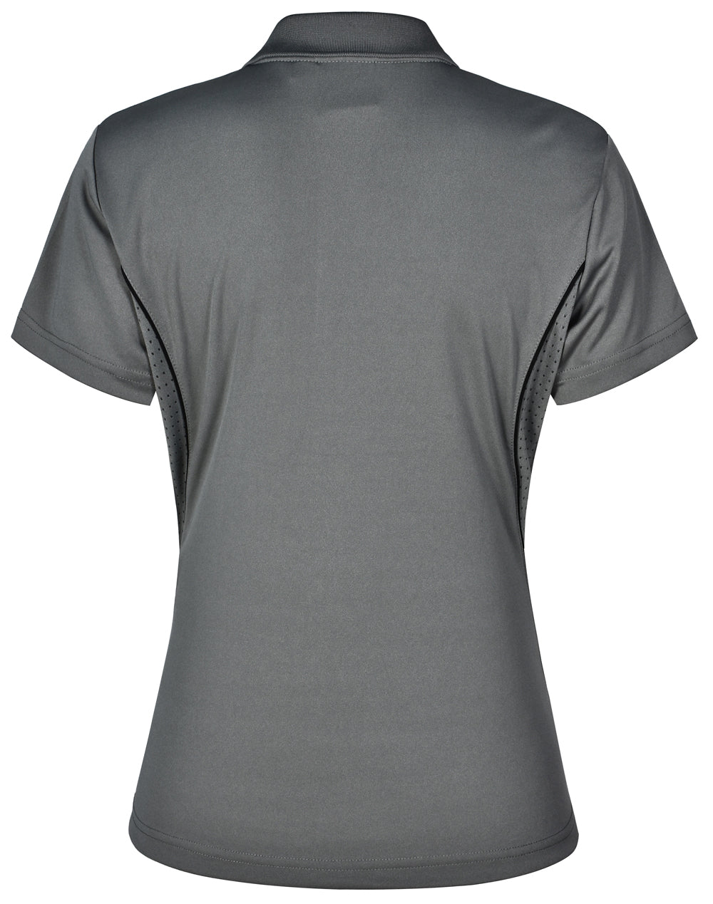 Pursuit Polo Ladies' - Ash/Black - Back