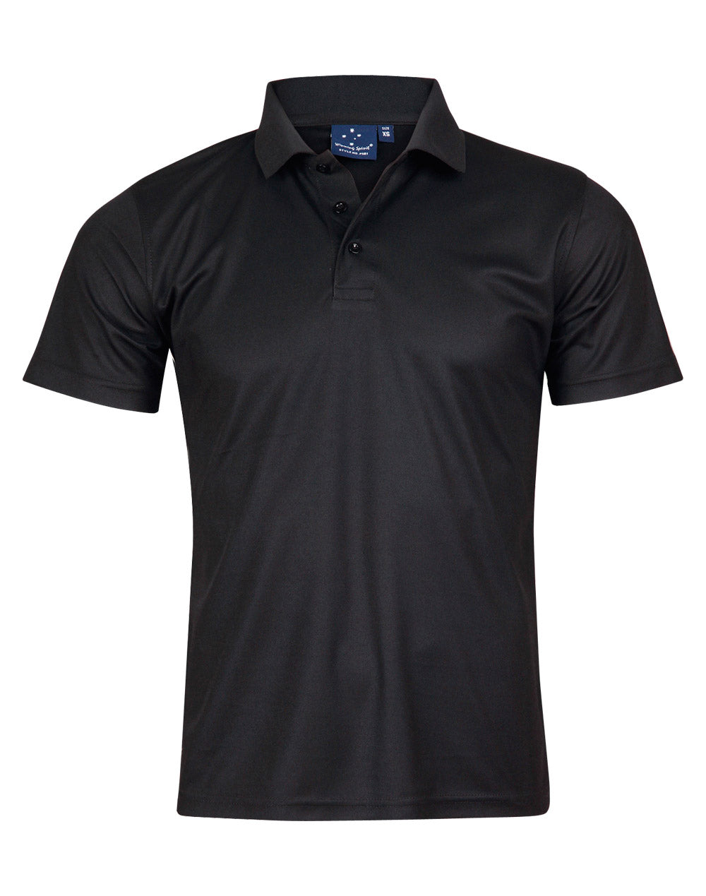 Verve Polo Men's - Black - Front