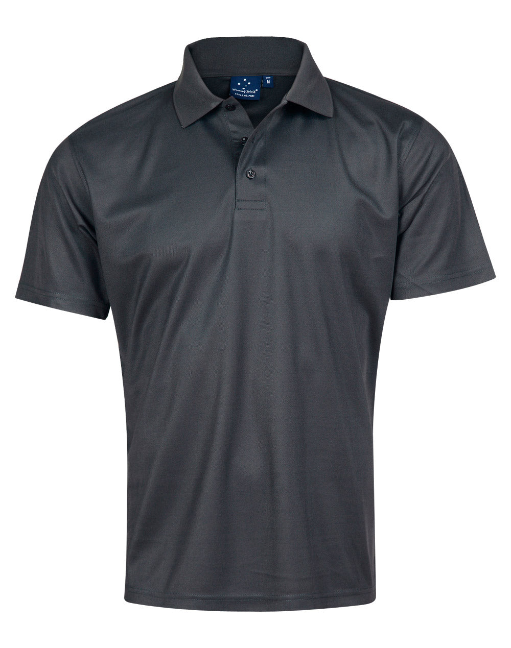 Verve Polo Men's - Charcoal - Front
