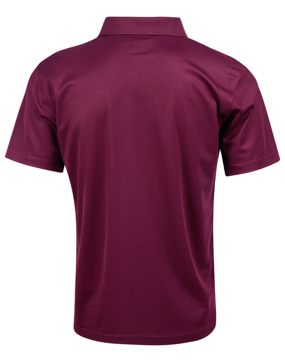 Verve Polo Men's - Maroon - Back