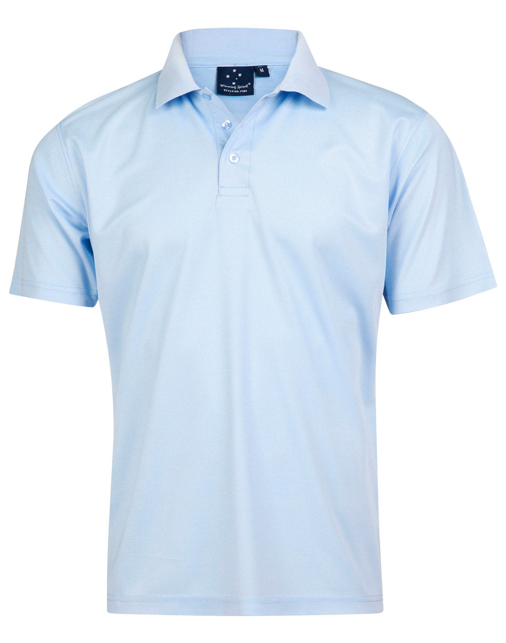 Verve Polo Men's - Skyblue - Front