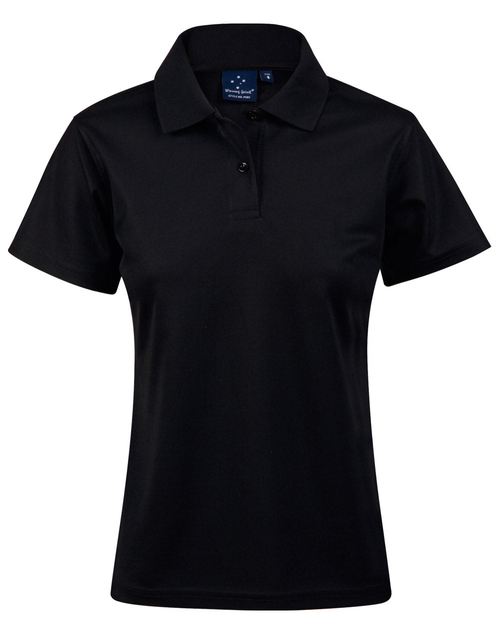 Verve Polo Ladie's - Black - Front