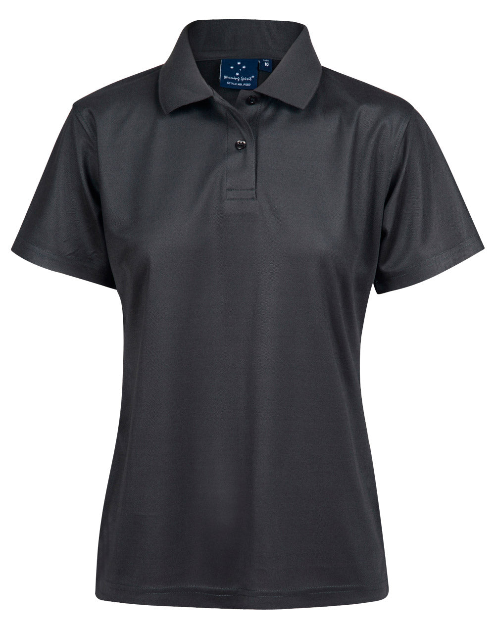 Verve Polo Ladie's - Charcoal - Front