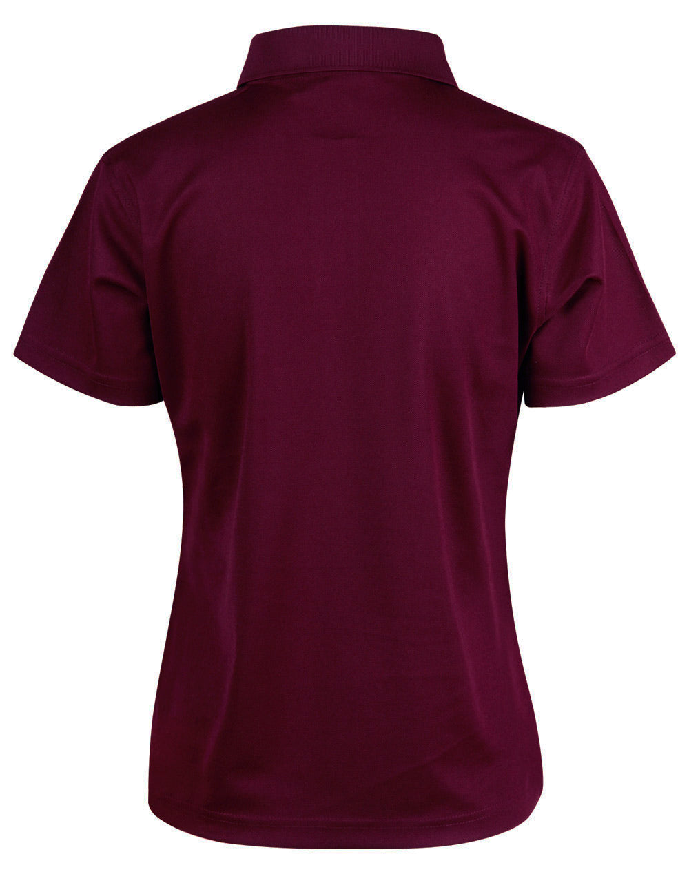 Verve Polo Ladie's - Maroon - Back