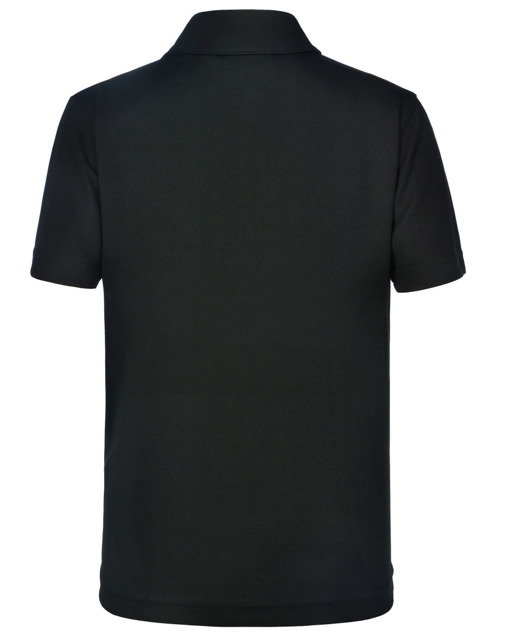 Staten Polo Shirt Kid's - Black/Gold - Back