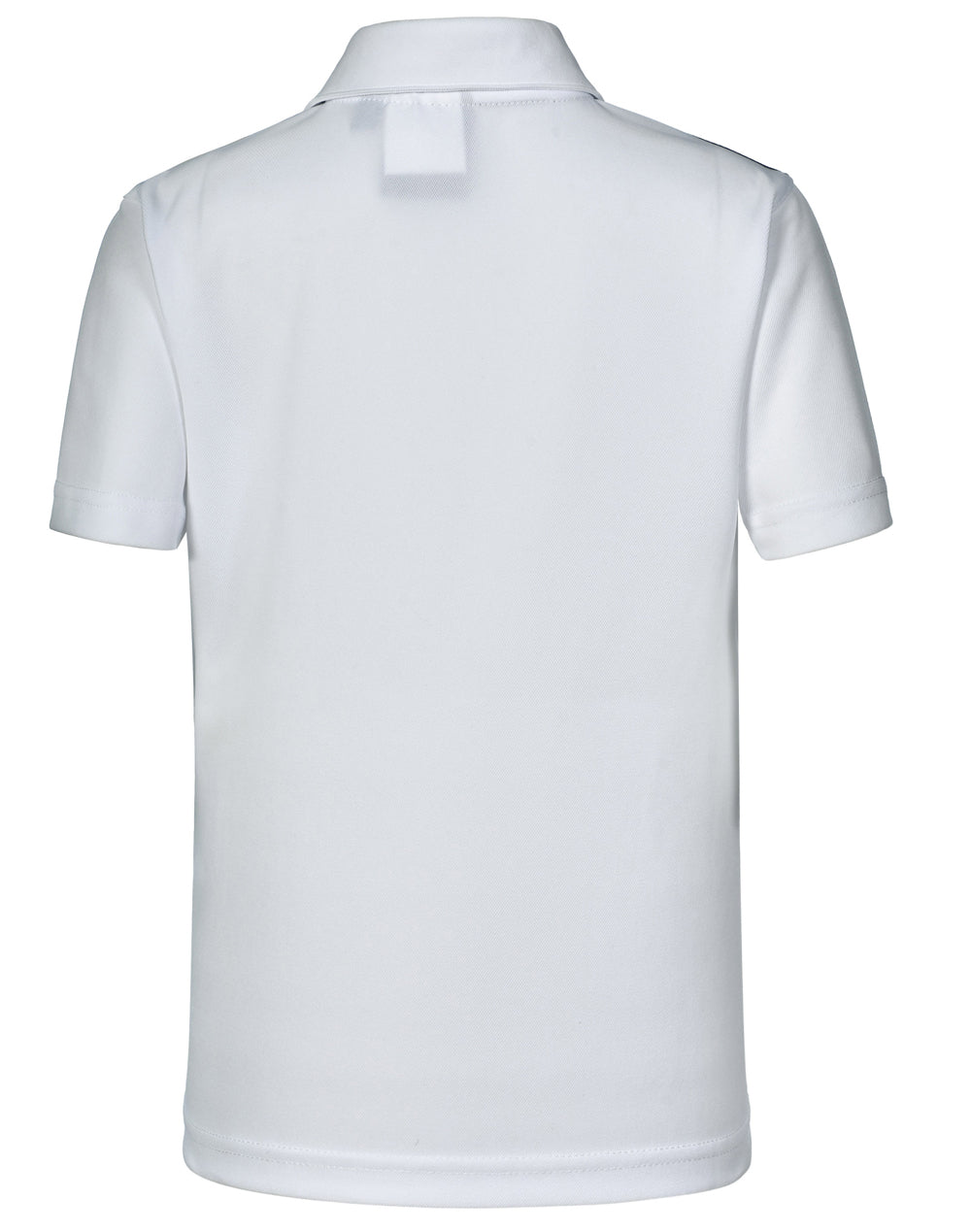 Staten Polo Shirt Kid's - White/Ash - Back