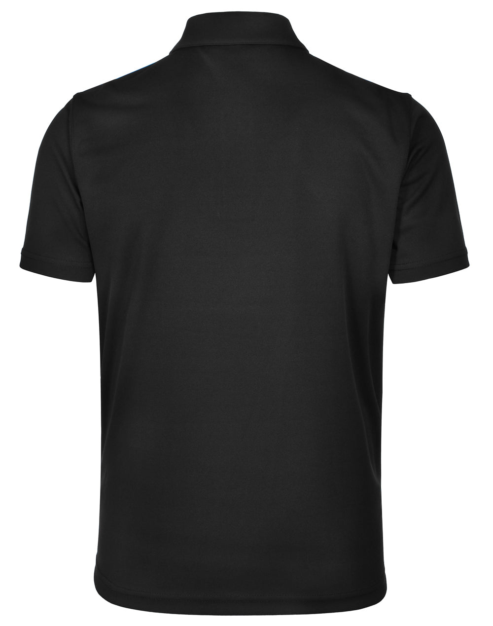 Staten Polo Shirt Kid's - Black/Red - Back