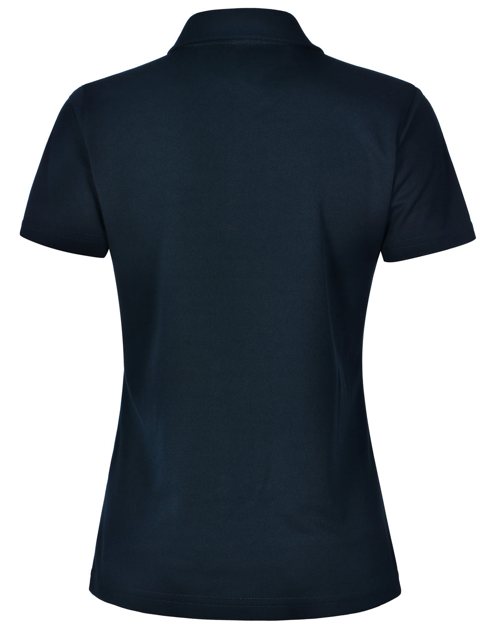 Staten Polo Shirt Ladies - Navy/Cyan - Back