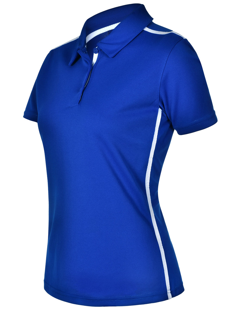 Staten Polo Shirt Ladies - Royal/White - View