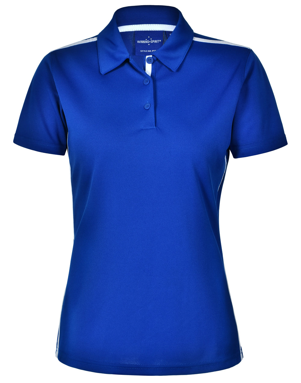 Staten Polo Shirt Ladies - Royal/White - Front
