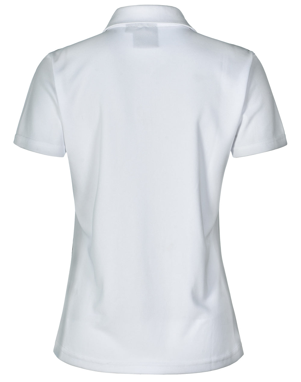 Staten Polo Shirt Ladies - White/Ash - Back