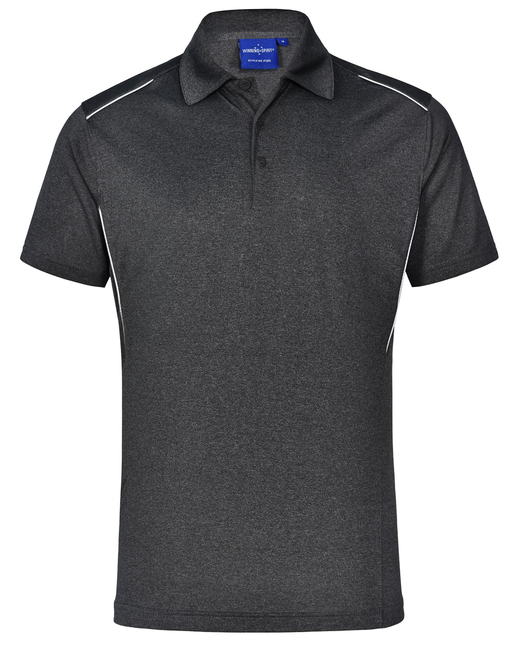 Harland Polo Men's - Black - Front