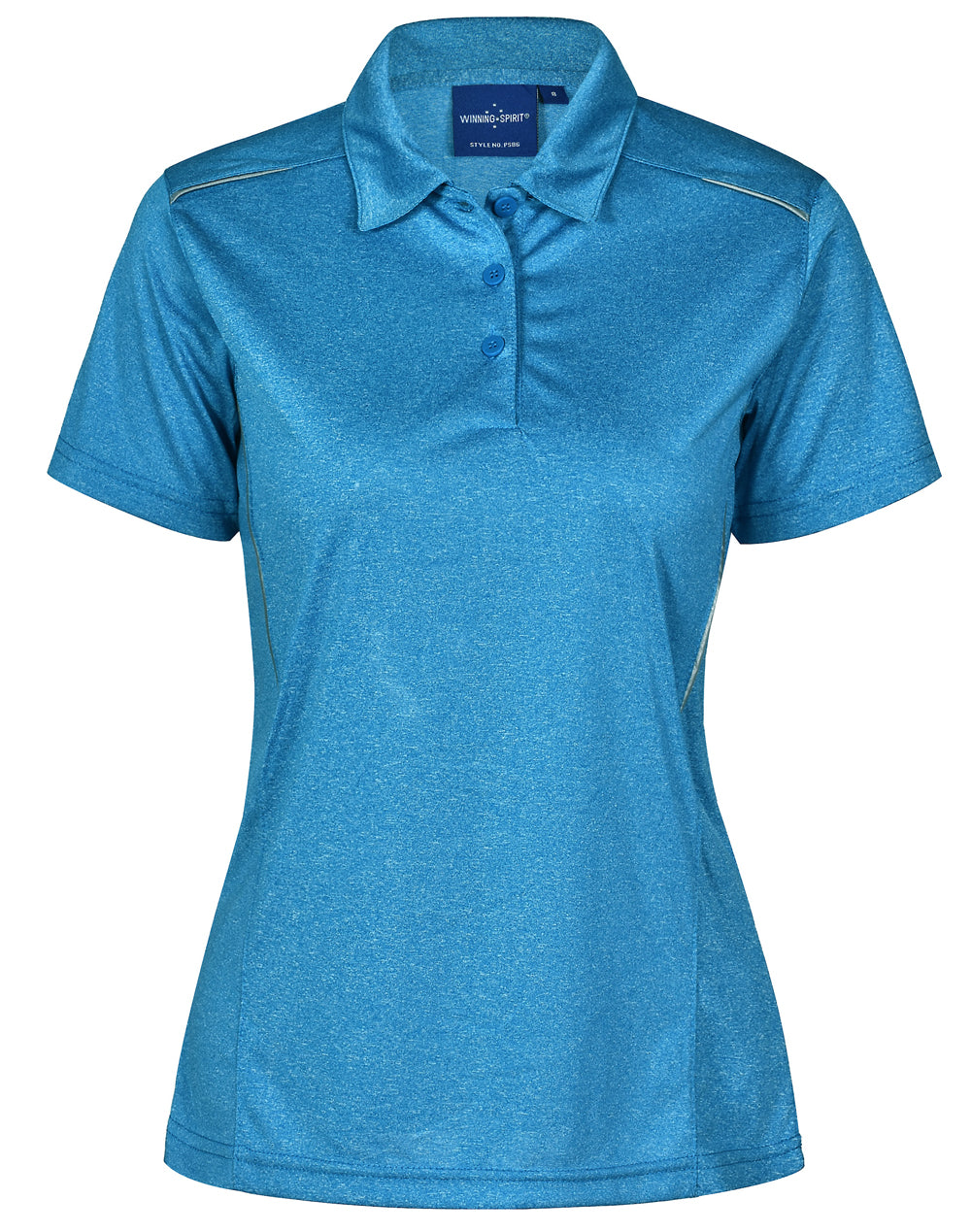 Harland Polo Ladies - Cyan - Front