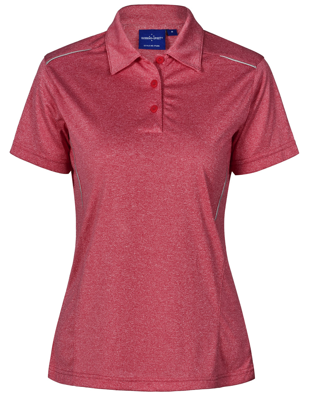Harland Polo Ladies - Red - Front