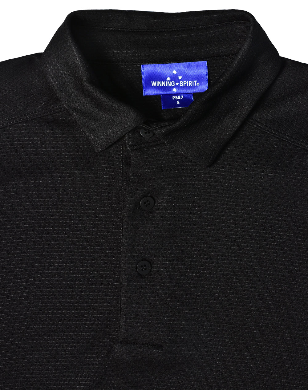 Bamboo Charcoal Corporate Short Sleeve Polo Men's - Black - View