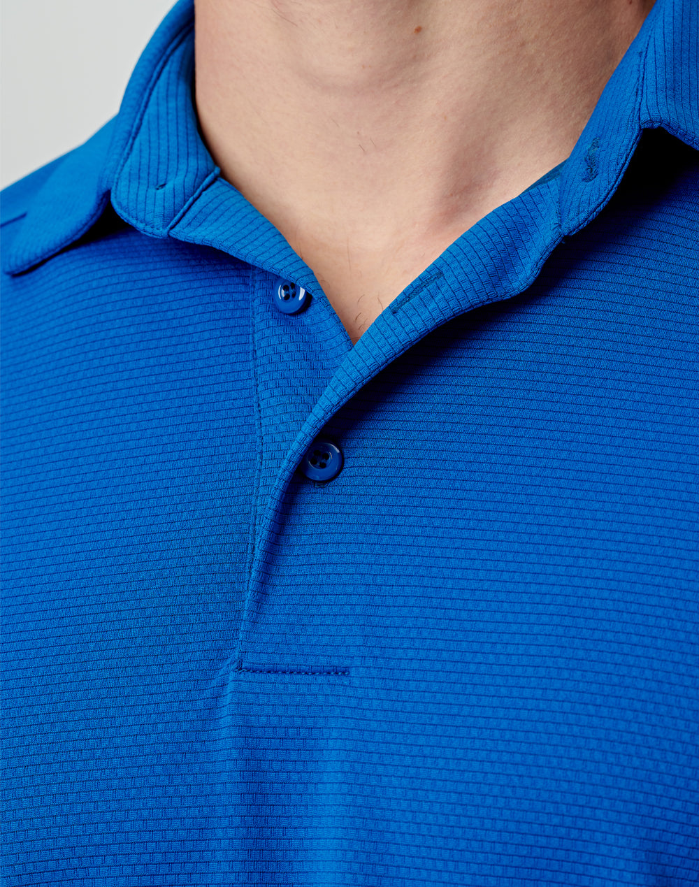 Bamboo Charcoal Corporate Short Sleeve Polo Men's - Electric Blue - View