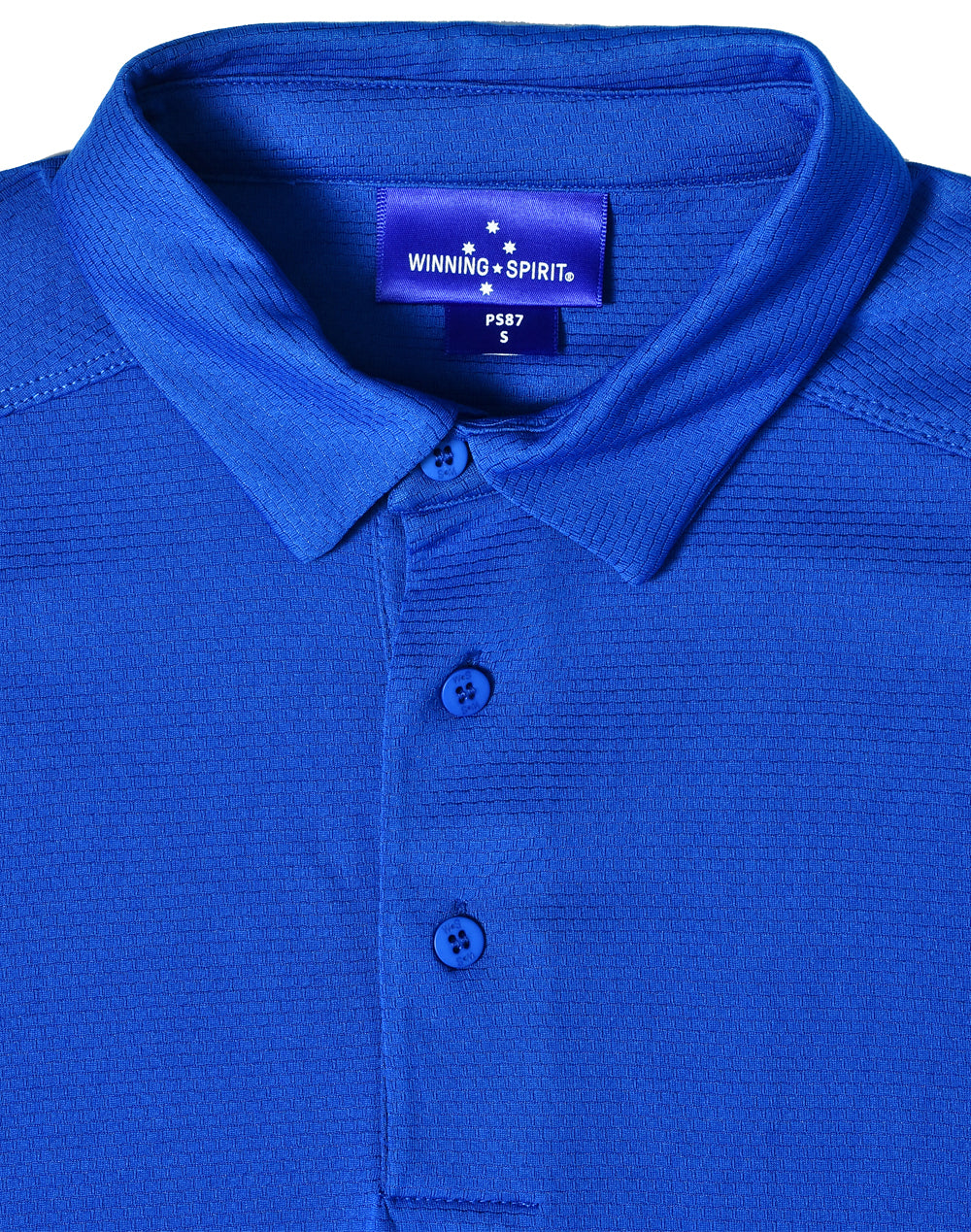 Bamboo Charcoal Corporate Short Sleeve Polo Men's - Electric Blue - View