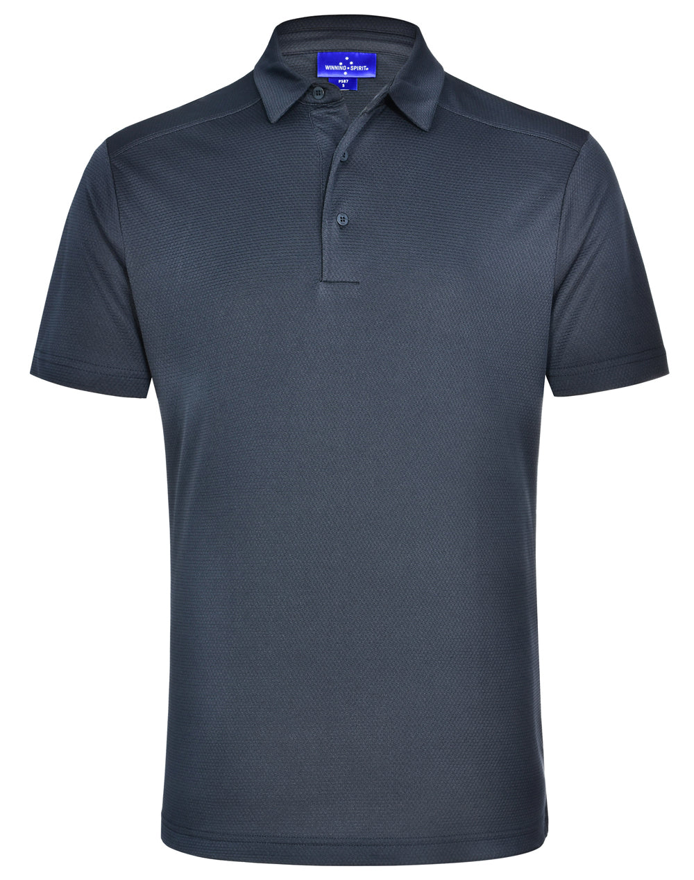 Bamboo Charcoal Corporate Short Sleeve Polo Men's - Graphite Grey - Front
