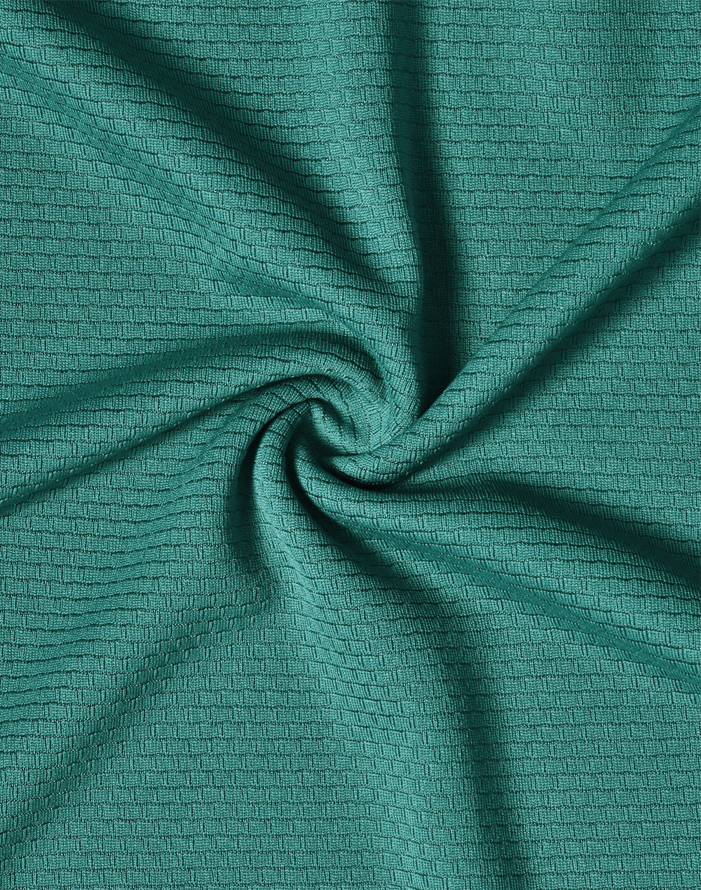 Bamboo Charcoal Corporate Short Sleeve Polo Men's - Teal - Fabric