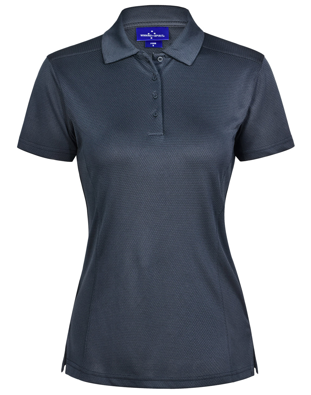 Bamboo Charcoal Corporate Short Sleeve Polo Ladies - Graphite Grey - Front