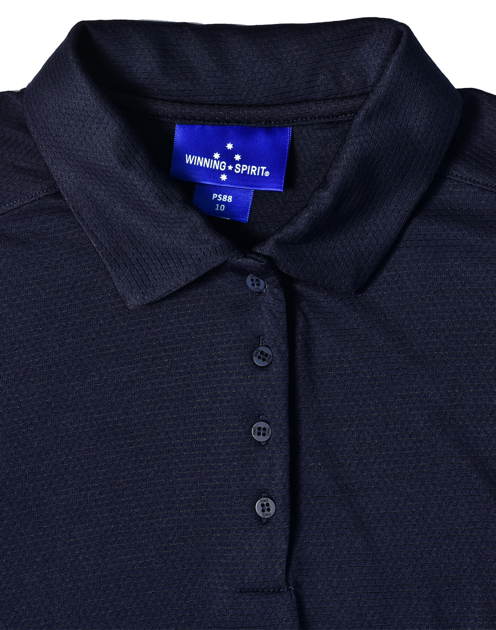 Bamboo Charcoal Corporate Short Sleeve Polo Ladies - Navy - View