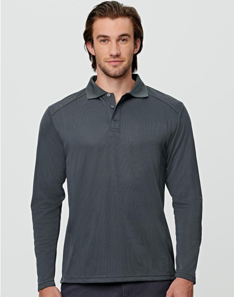 Lucky Bamboo Long Sleeve Polo Mens