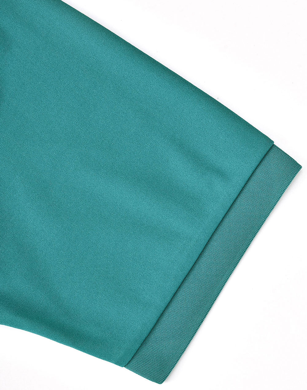 Mens Sustainable Poly/Cotton Corporate Ss Polo - Teal - View