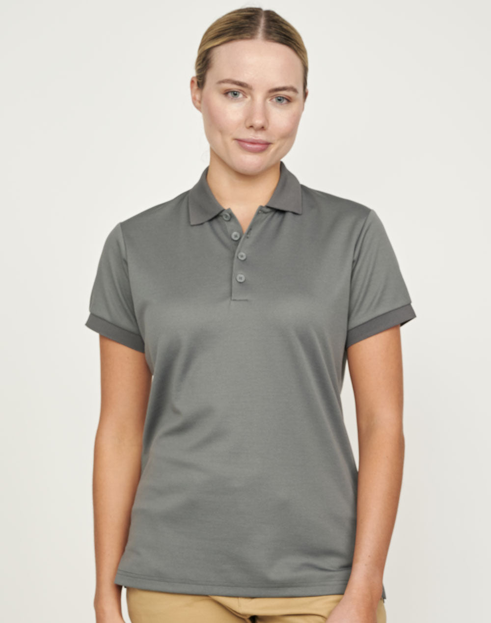 Ladies Sustainable Poly/Cotton Corporate Ss Polo - view