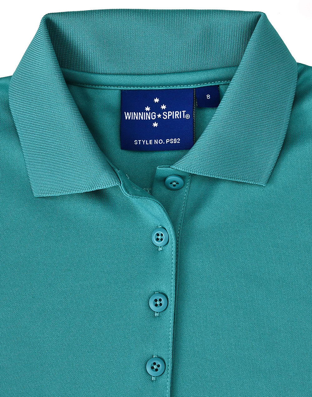 Ladies Sustainable Poly/Cotton Corporate Ss Polo - Teal - View