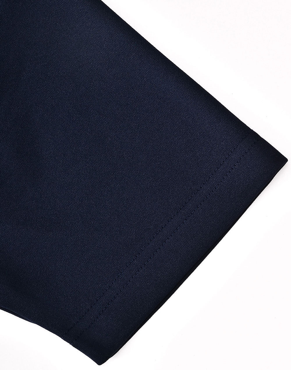 Kids Sustainable Poly/Cotton Contrast Ss Polo - Navy/Gold - View