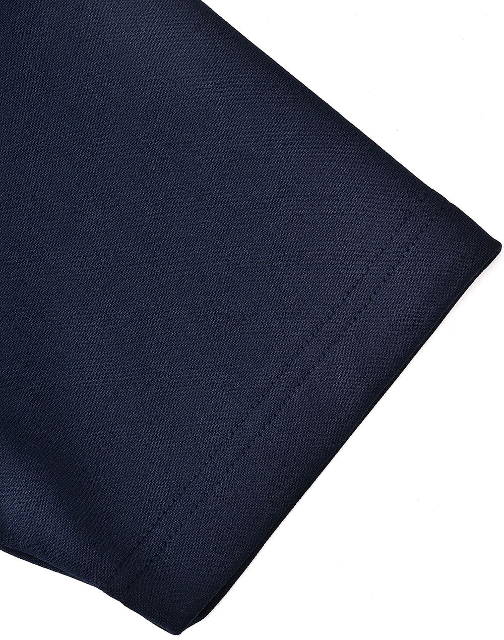 Kids Sustainable Poly/Cotton Contrast Ss Polo - Navy/Skyblue - View