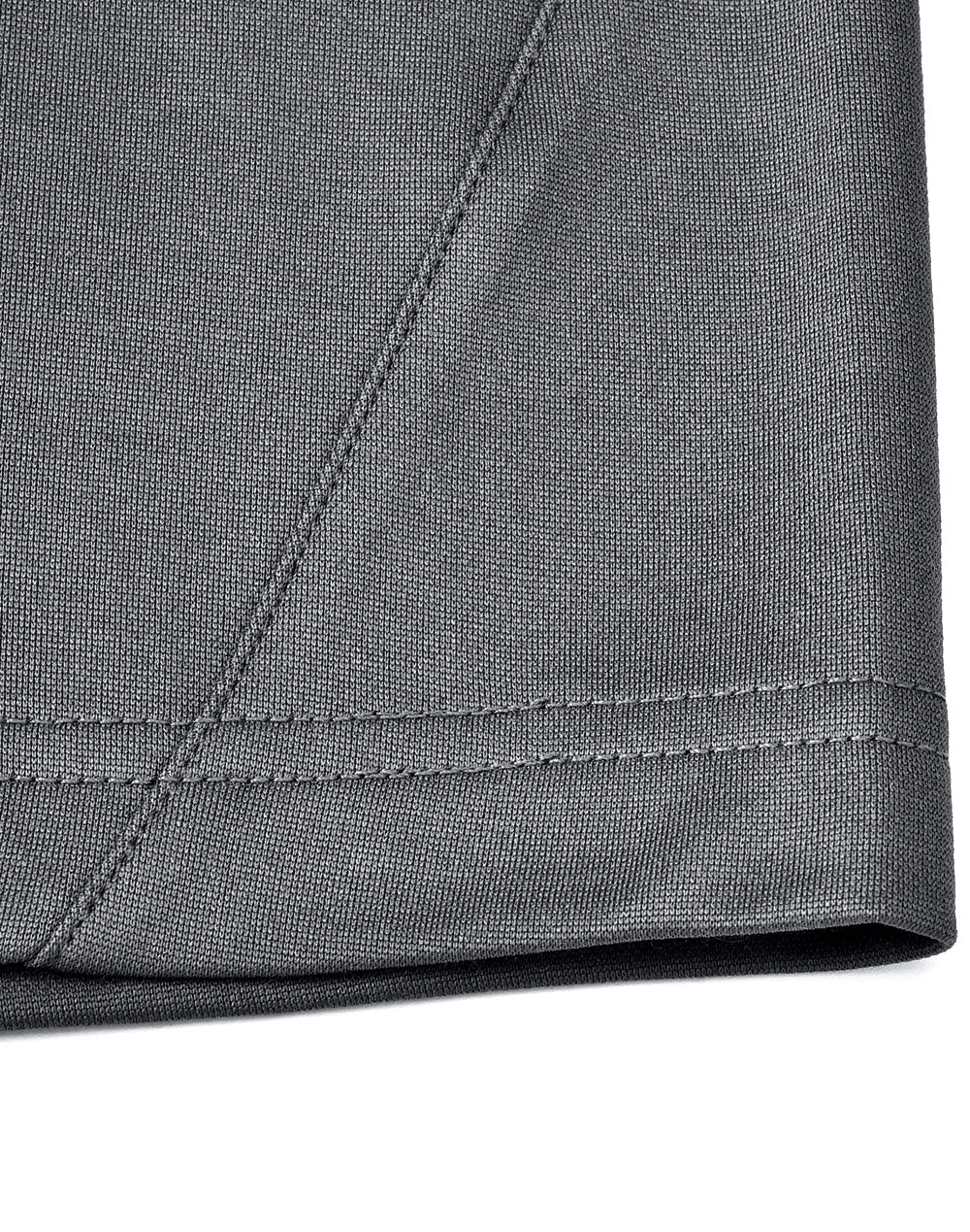 Mens Sustainable Poly/Cotton Contrast Ss Polo - Ash/Black - View