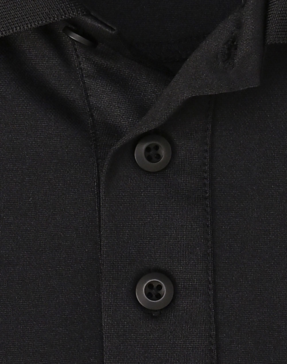 Mens Sustainable Poly/Cotton Contrast Ss Polo - Black/Ash - View