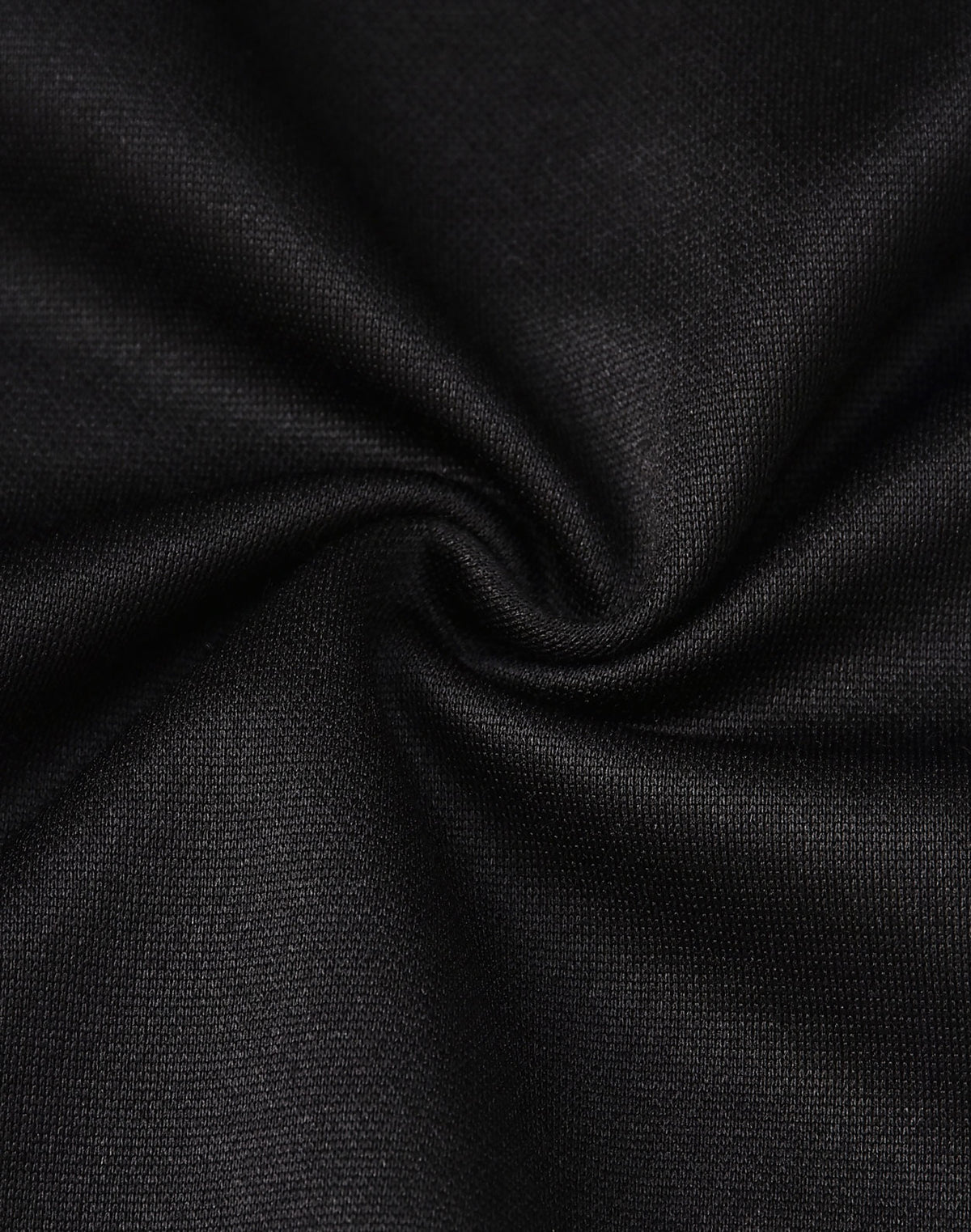 Mens Sustainable Poly/Cotton Contrast Ss Polo - Black/White - Fabric