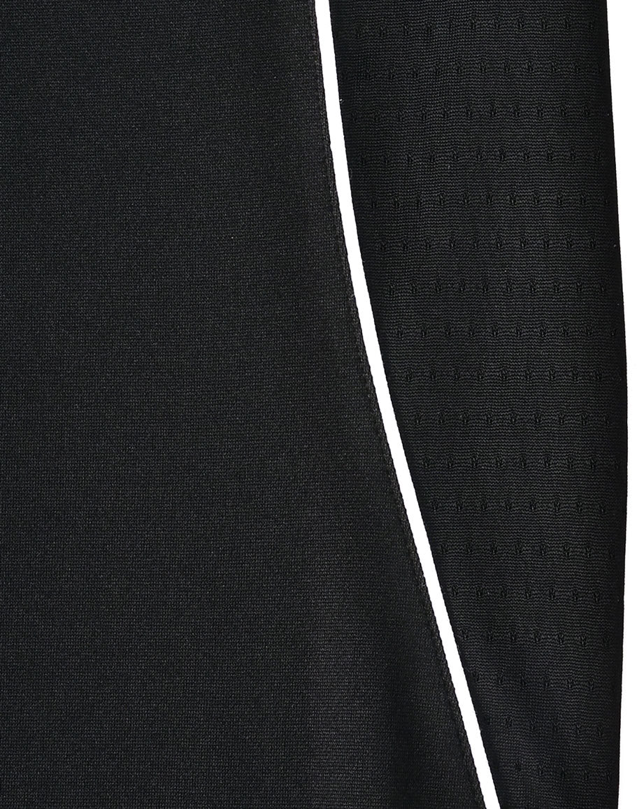 Mens Sustainable Poly/Cotton Contrast Ss Polo - Black/White - View