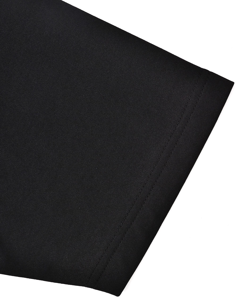 Mens Sustainable Poly/Cotton Contrast Ss Polo - Black/Aqua Blue - View