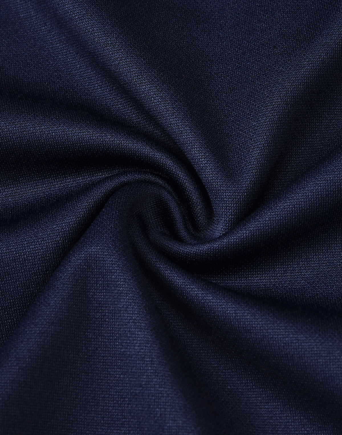 Mens Sustainable Poly/Cotton Contrast Ss Polo - Navy/Aqua Blue - Fabric