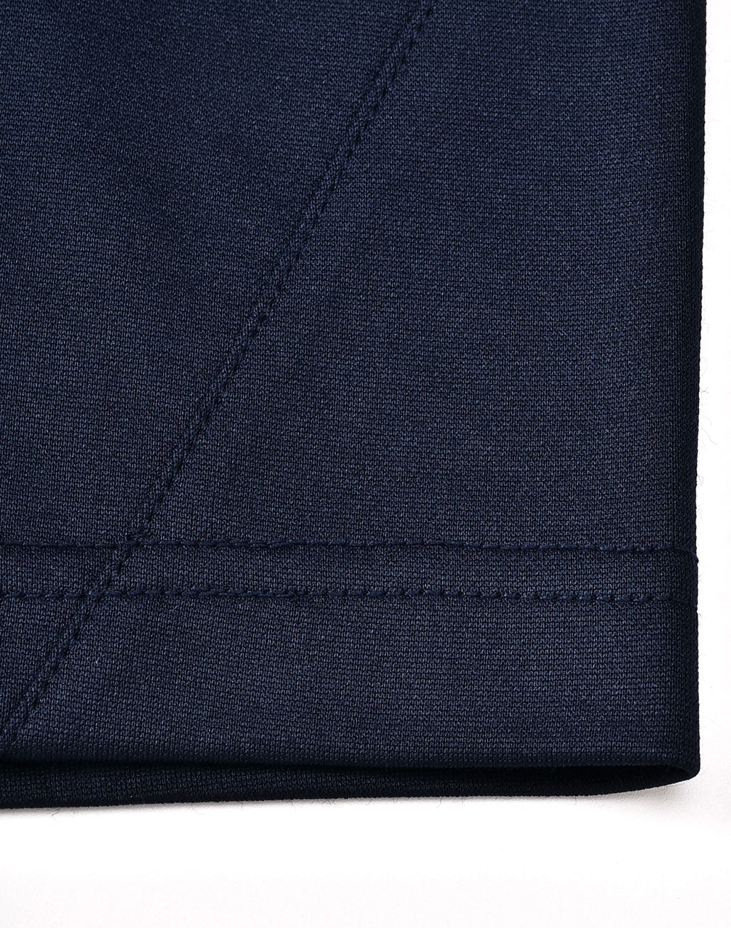 Mens Sustainable Poly/Cotton Contrast Ss Polo - Navy/Aqua Blue - View