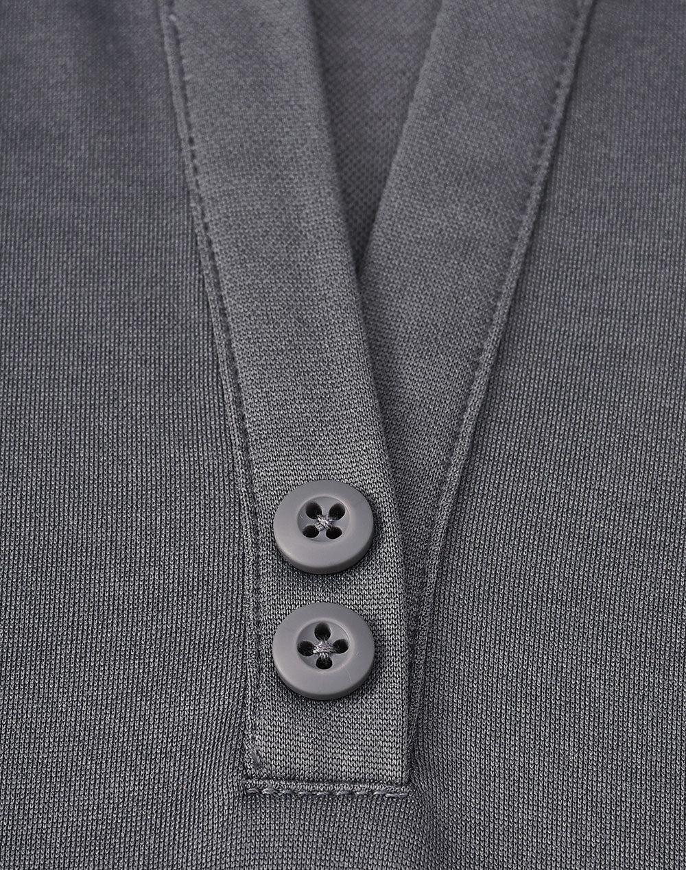 Ladies Sustainable Poly/Cotton Contrast Ss Polo - Ash/Teal - View