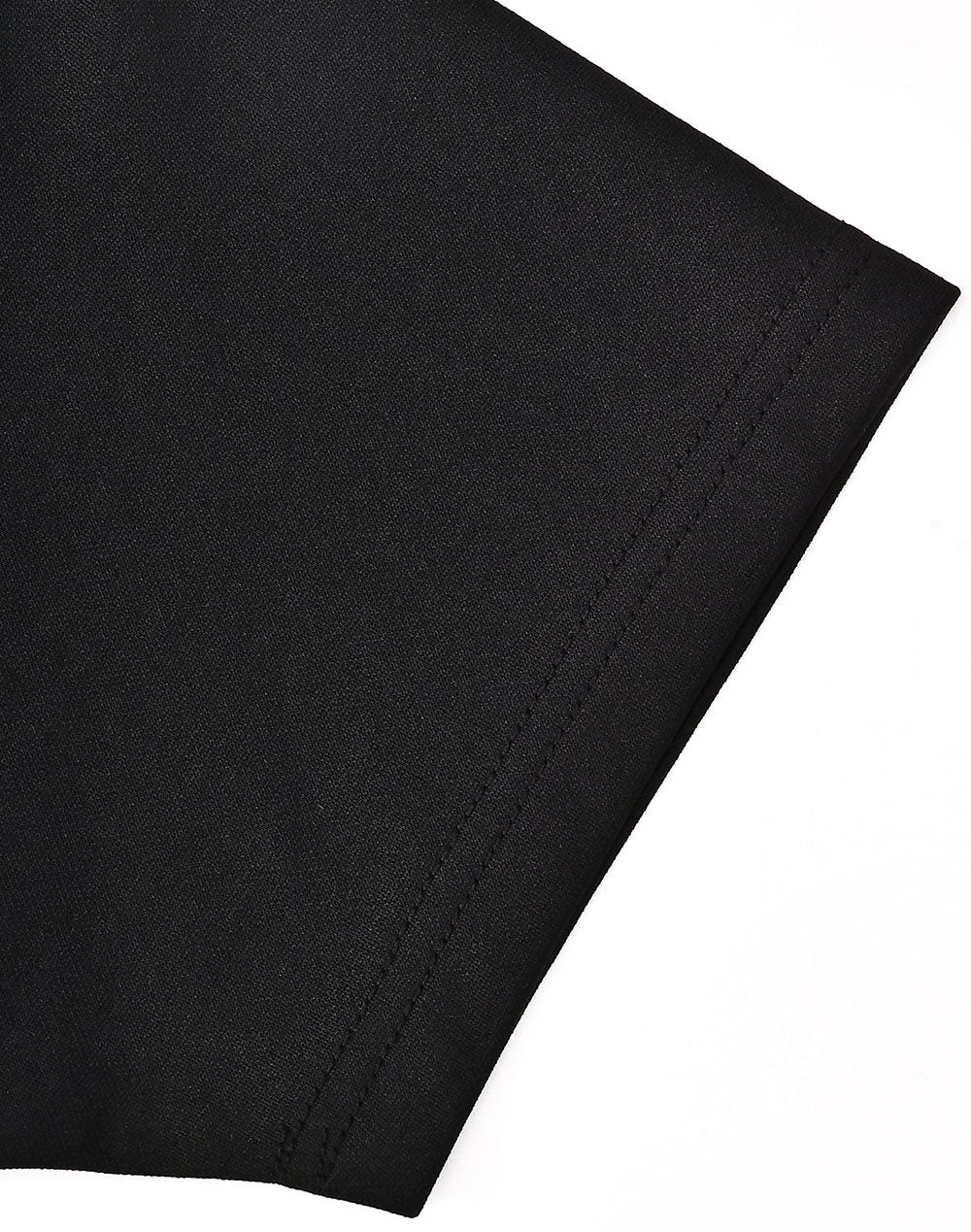 Ladies Sustainable Poly/Cotton Contrast Ss Polo - Black/Red - View