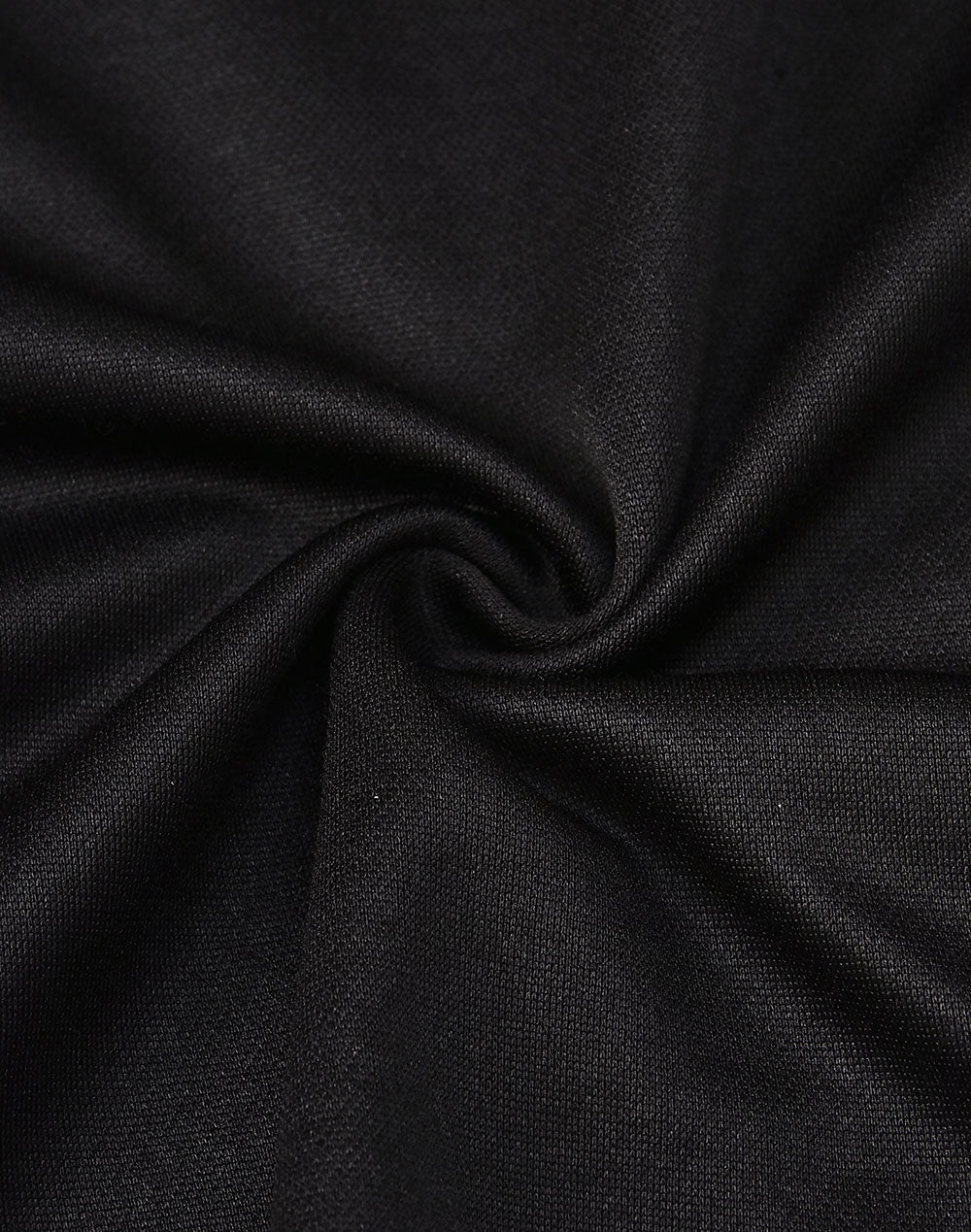 Ladies Sustainable Poly/Cotton Contrast Ss Polo - Black/White - Fabric