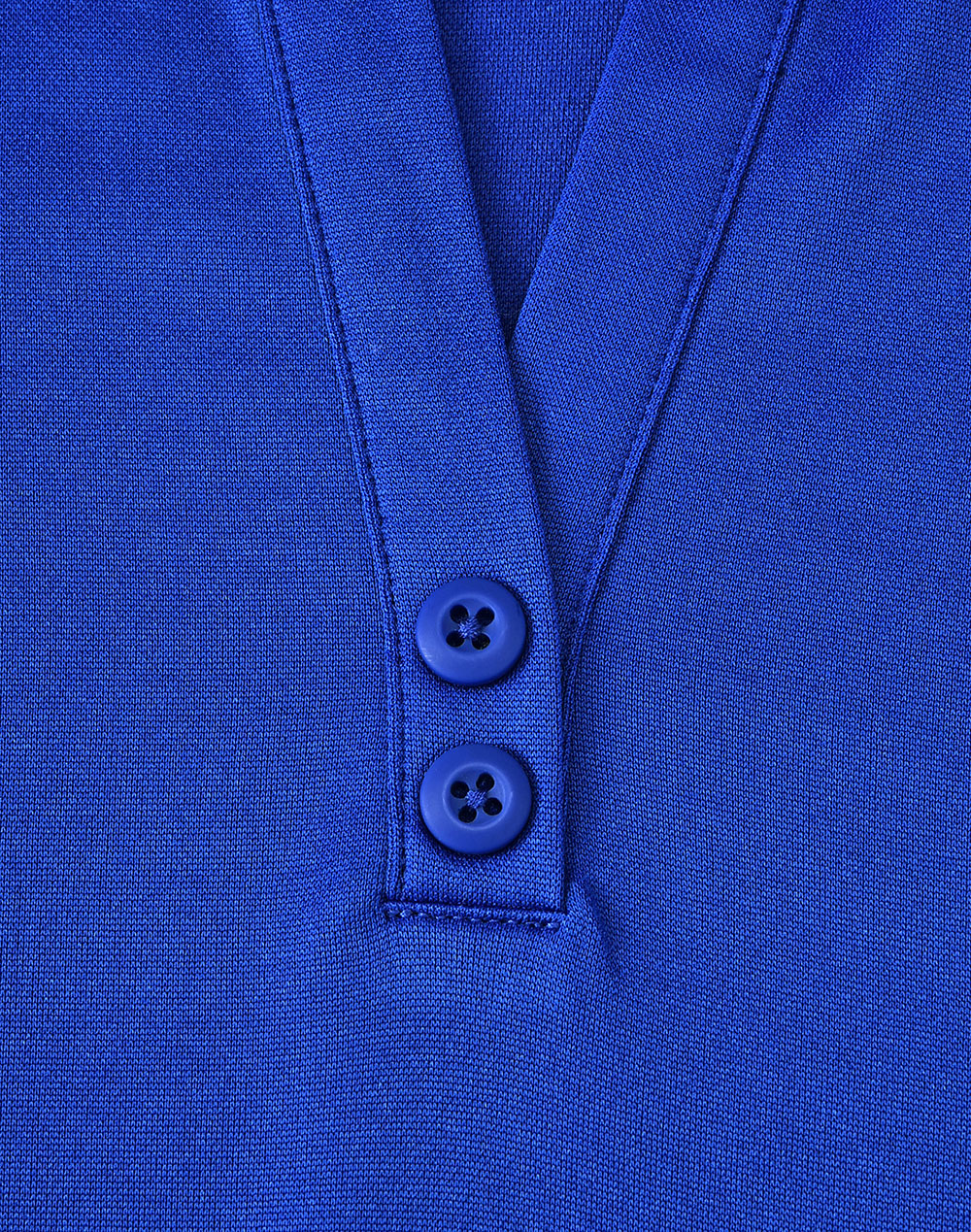 Ladies Sustainable Poly/Cotton Contrast Ss Polo - Electric Blue/White - View