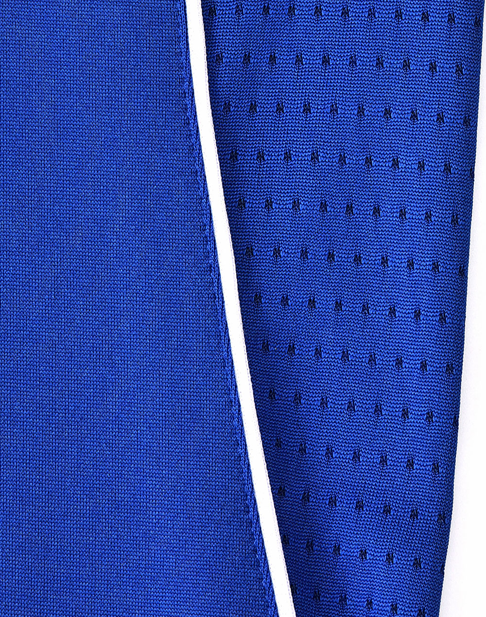 Ladies Sustainable Poly/Cotton Contrast Ss Polo - Electric Blue/White - View