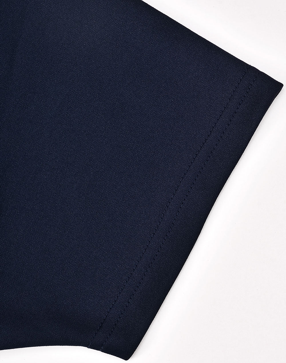 Ladies Sustainable Poly/Cotton Contrast Ss Polo - Navy/Red - View