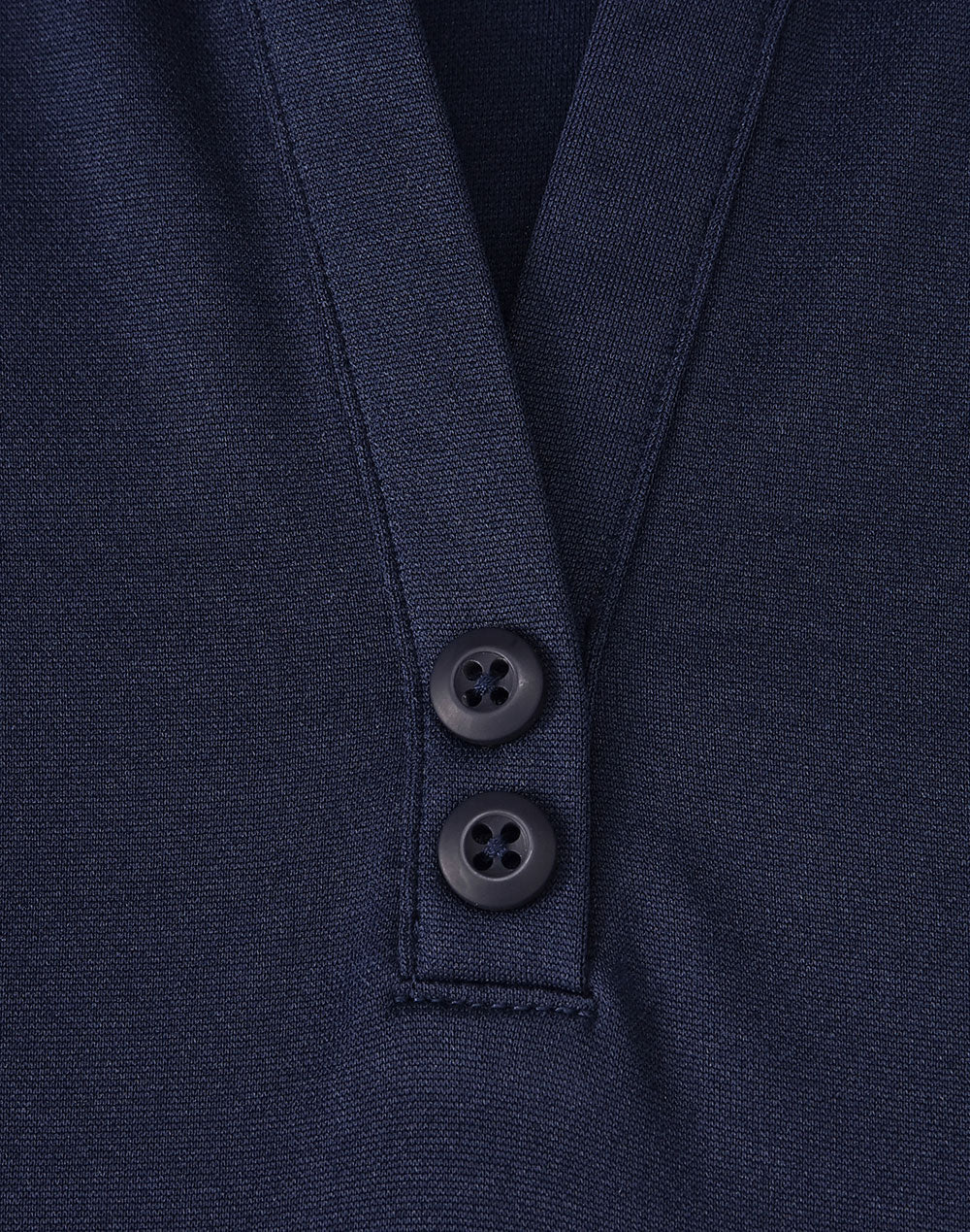 Ladies Sustainable Poly/Cotton Contrast Ss Polo - Navy/Skyblue - View
